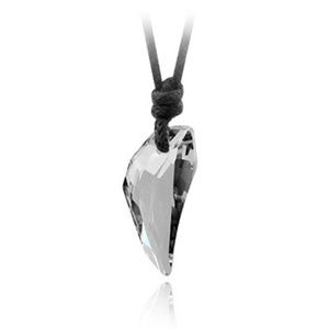 Wolf's Tooth Necklace Crystal Charm Pendant UNISEX